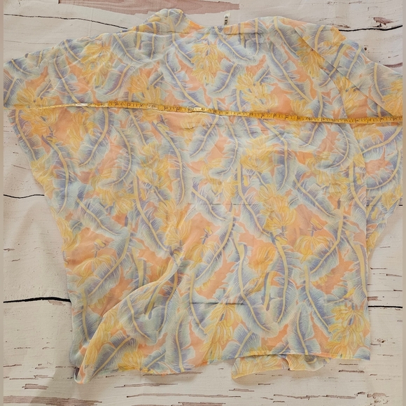 New Forever 21 Multicolored Sheer Bathing Suit Coverup - Picture 2 of 7